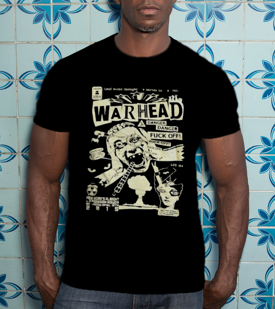 Warhead New York's Alright Crossboro Bridge Hardcore Distressed Danger T-Shirt