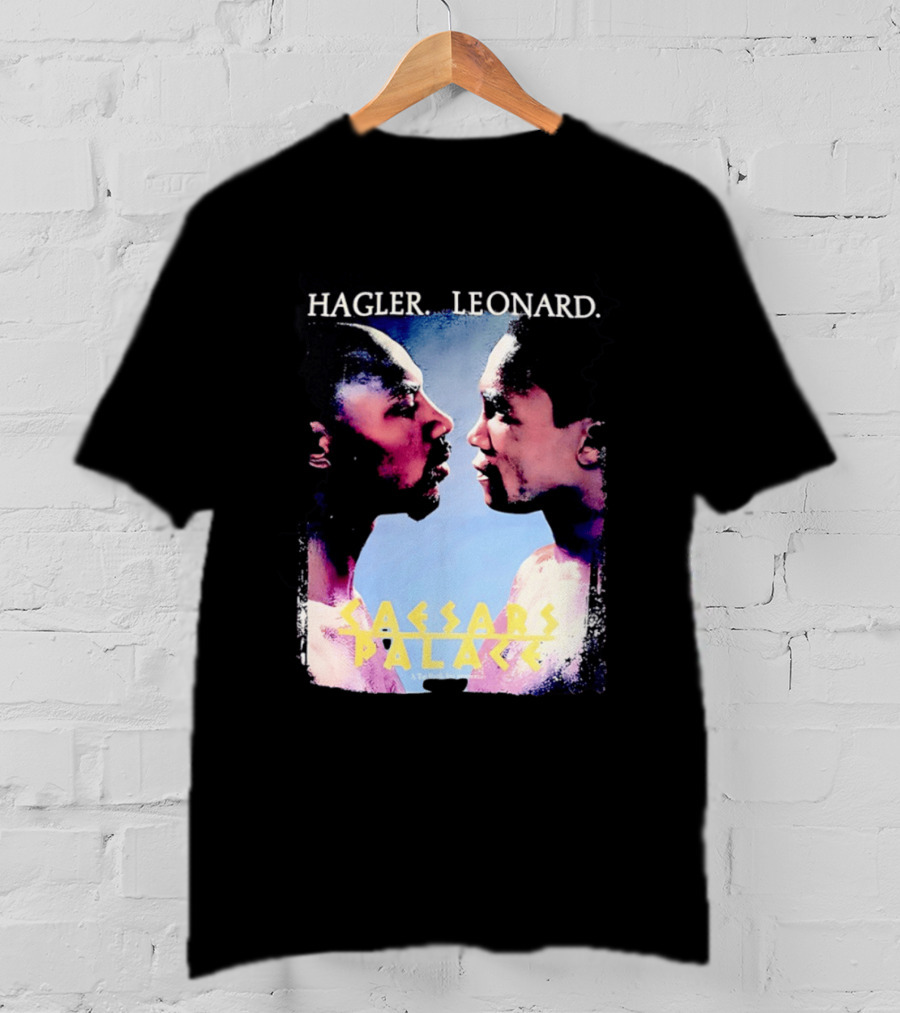 Hagler Leonard Caesars Palace Boxing Match Showdown T-Shirt