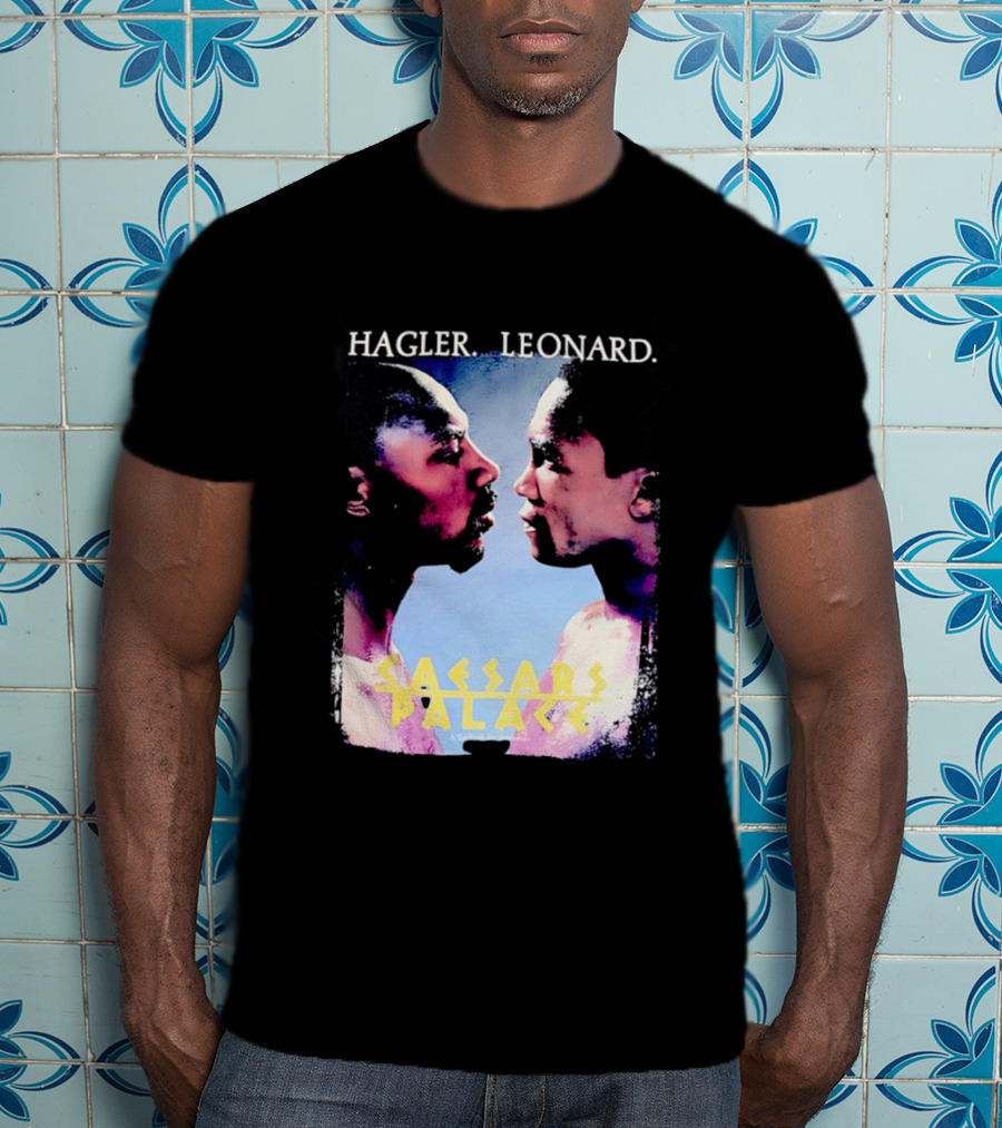 Hagler Leonard Caesars Palace Boxing Match Showdown T-Shirt