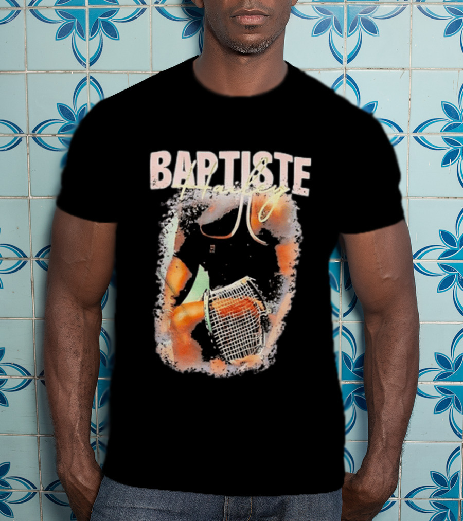Baptiste Hailey Tennis Player With Racket T-Shirt