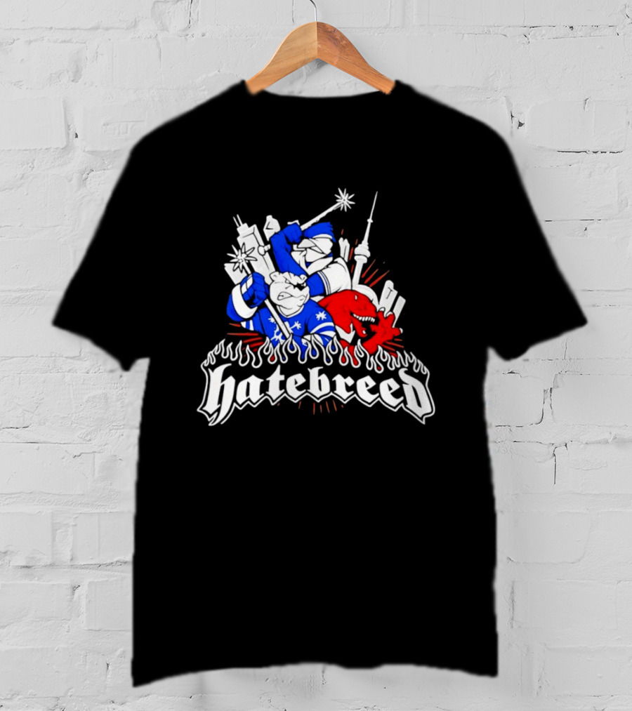 Hatebreed Toronto Maple Leafs Raptors CN Tower Hardcore Mashup T-Shirt
