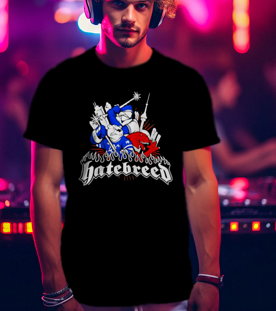 Hatebreed Toronto Maple Leafs Raptors CN Tower Hardcore Mashup T-Shirt