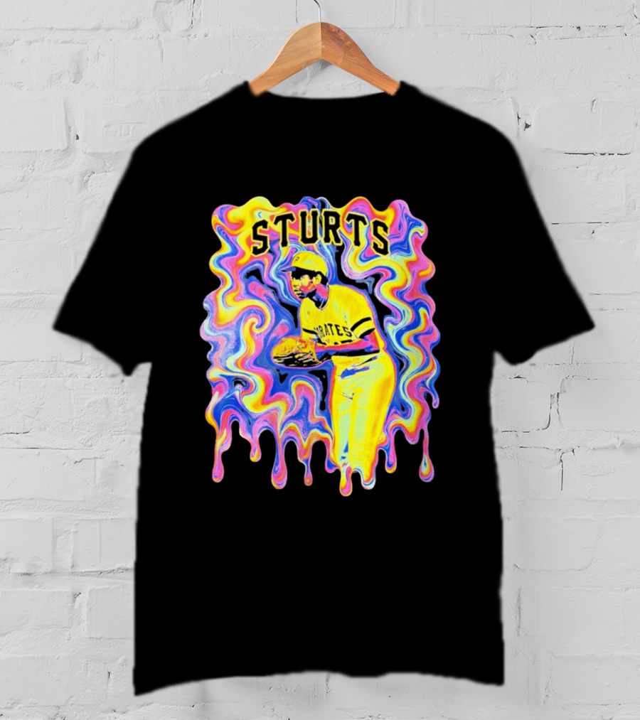 Sturts Willie Stargell Pittsburgh Pirates Psychedelic T-Shirt
