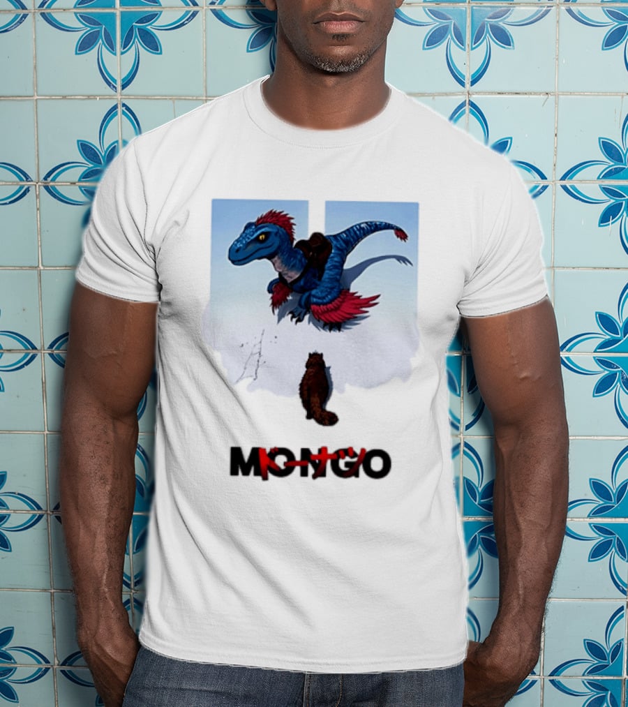 Mongo Raptor Cat Donatsu By U Mashermello Dinosaur T-Shirt