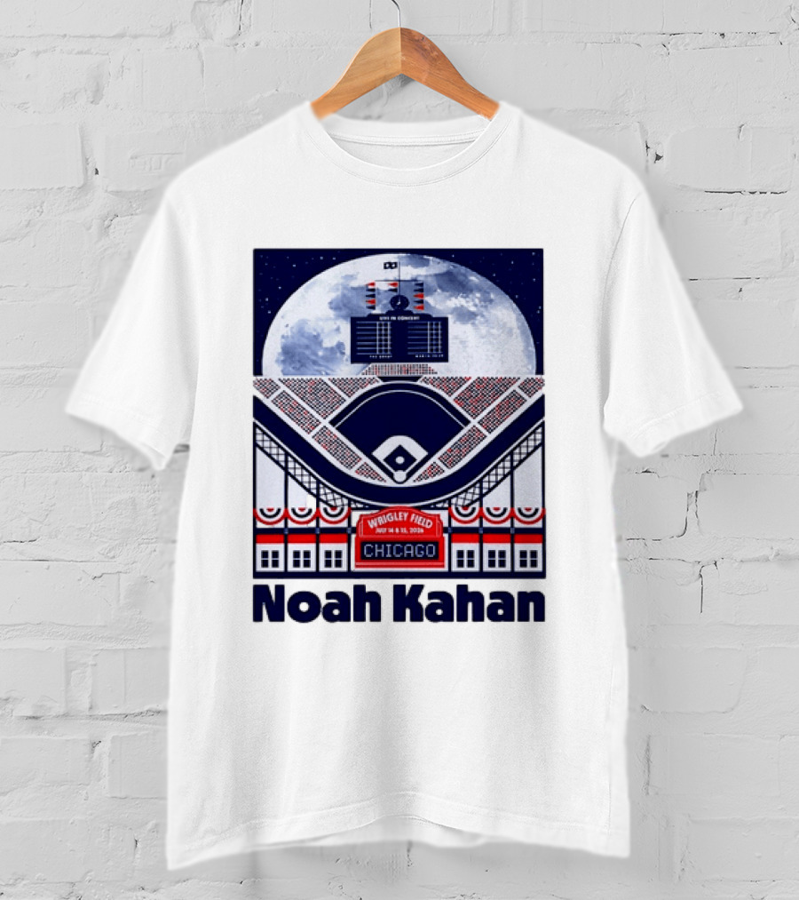 Noah Kahan Live In Concert Wrigley Field July 14 15 2023 Chicago T-Shirt