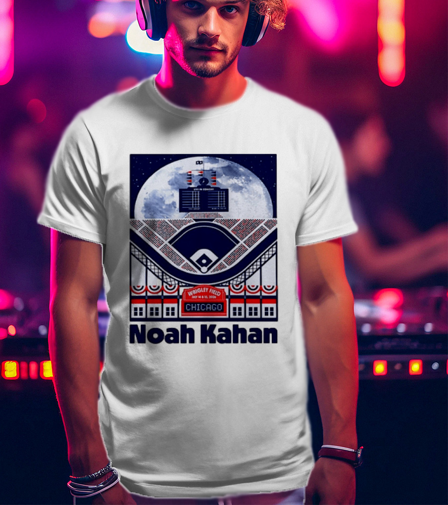 Noah Kahan Live In Concert Wrigley Field July 14 15 2023 Chicago T-Shirt