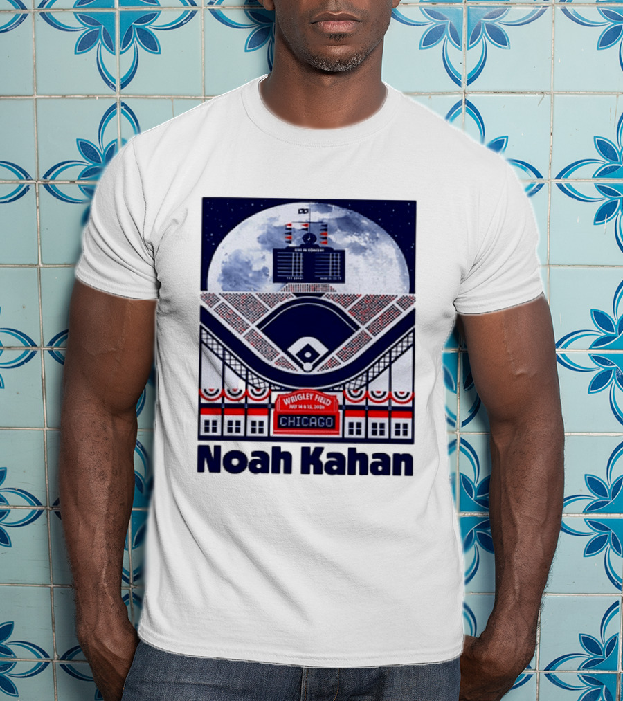 Noah Kahan Live In Concert Wrigley Field July 14 15 2023 Chicago T-Shirt