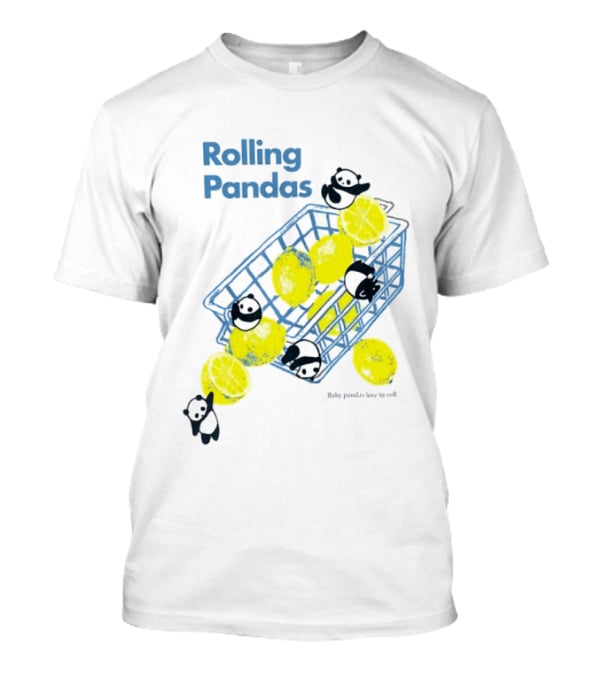 Rolling Pandas Baby Pandas Love Lemons In Basket T-Shirt
