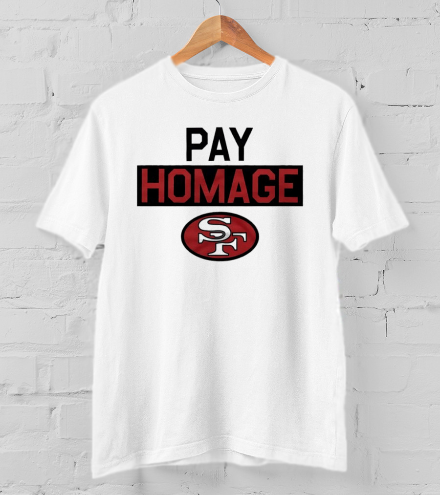San Francisco 49ers Pay Homage SF Football T-Shirt