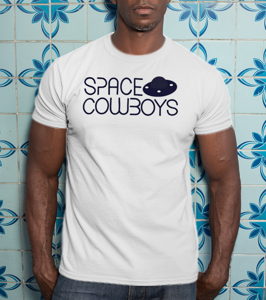 Space Cowboys UFO Sci Fi Cowboy Fusion T-Shirt