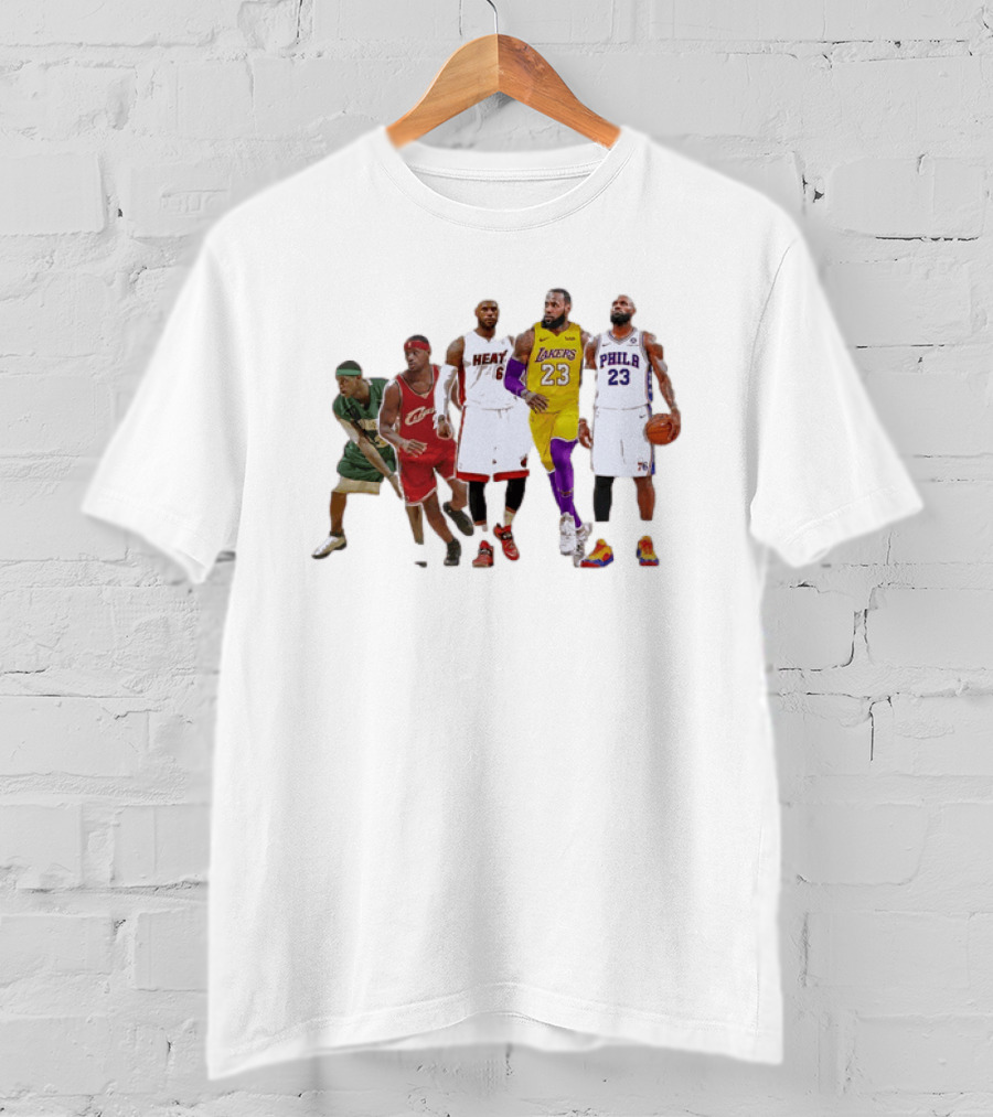 LeBron James St Vincent St Mary Cavs Heat Lakers 76ers Journey T-Shirt