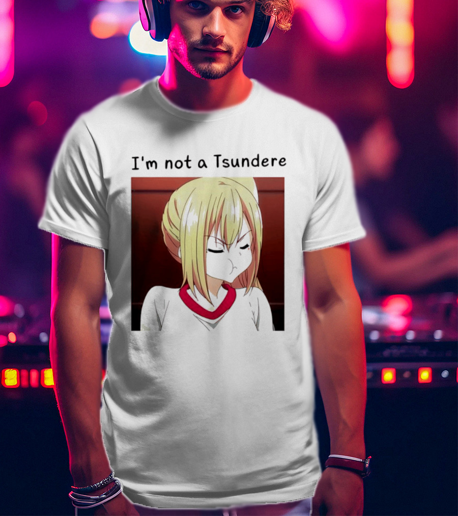 I'm Not A Tsundere Mai Kawakami Anime Character Expression T-Shirt