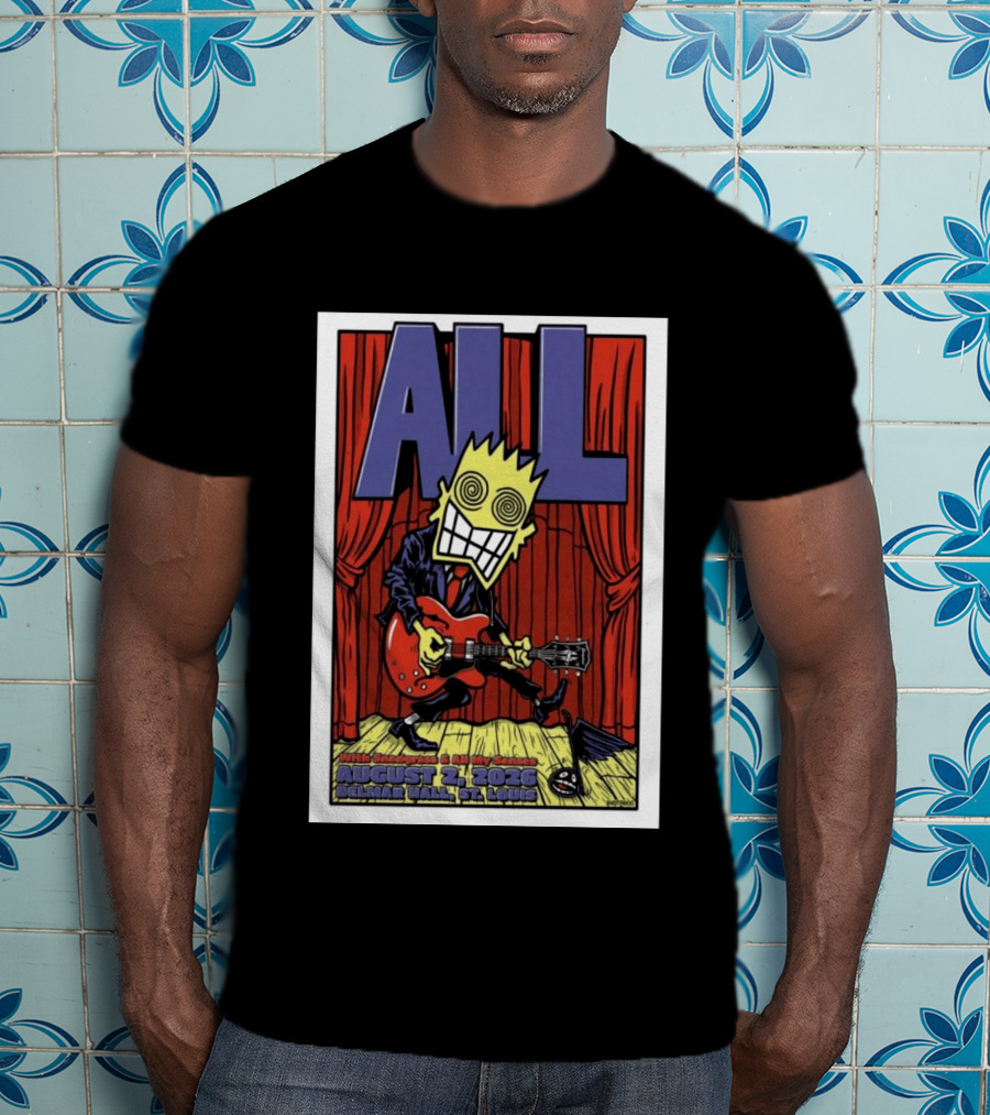 ALL Band August 21 2026 Delmar Hall St Louis With Snodgrass And All My Senses T-Shirt