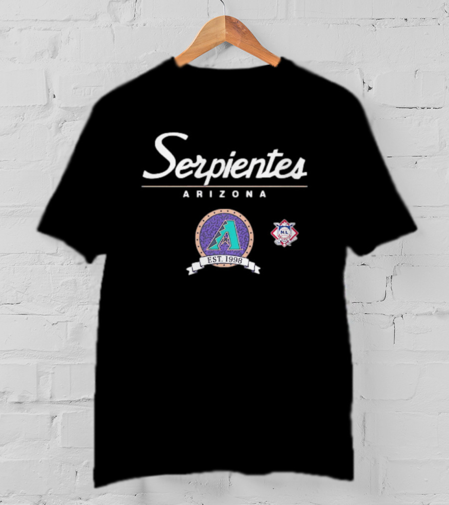 Arizona Serpientes Diamondbacks Est 1998 MLB Baseball NL T-Shirt
