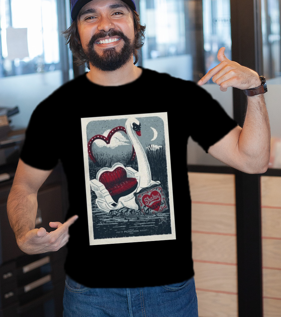 Shakey Graves Pickathon Swan Boat July 31 August 1 Concert T-Shirt
