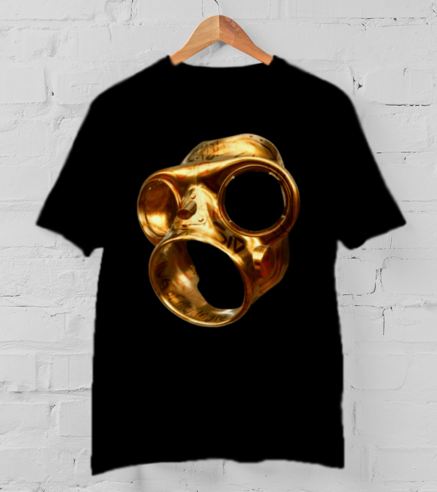 Sid The 3Rd Shop Store Gold Mask Ring T-Shirt