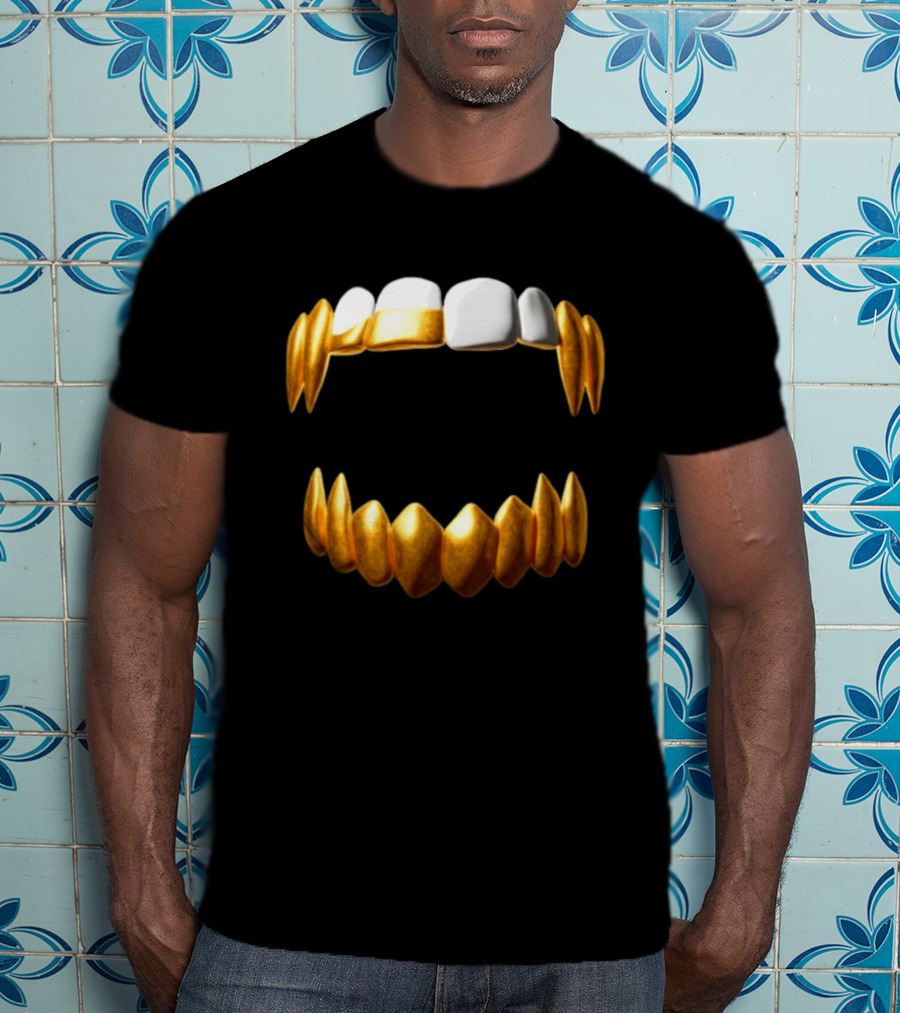 Sid The 3Rd Shop Store Gold Teeth Grillz T-Shirt