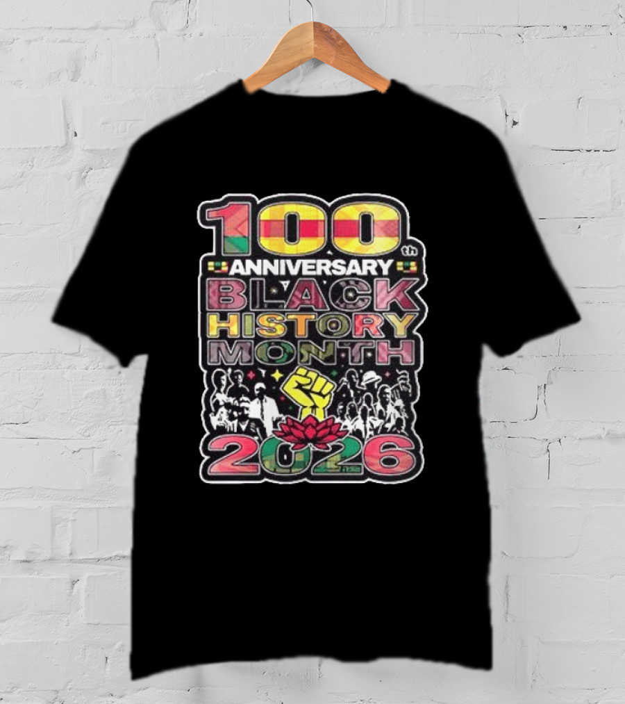 100th Anniversary Black History Month 1926 2026 St Louis Cardinals T-Shirt