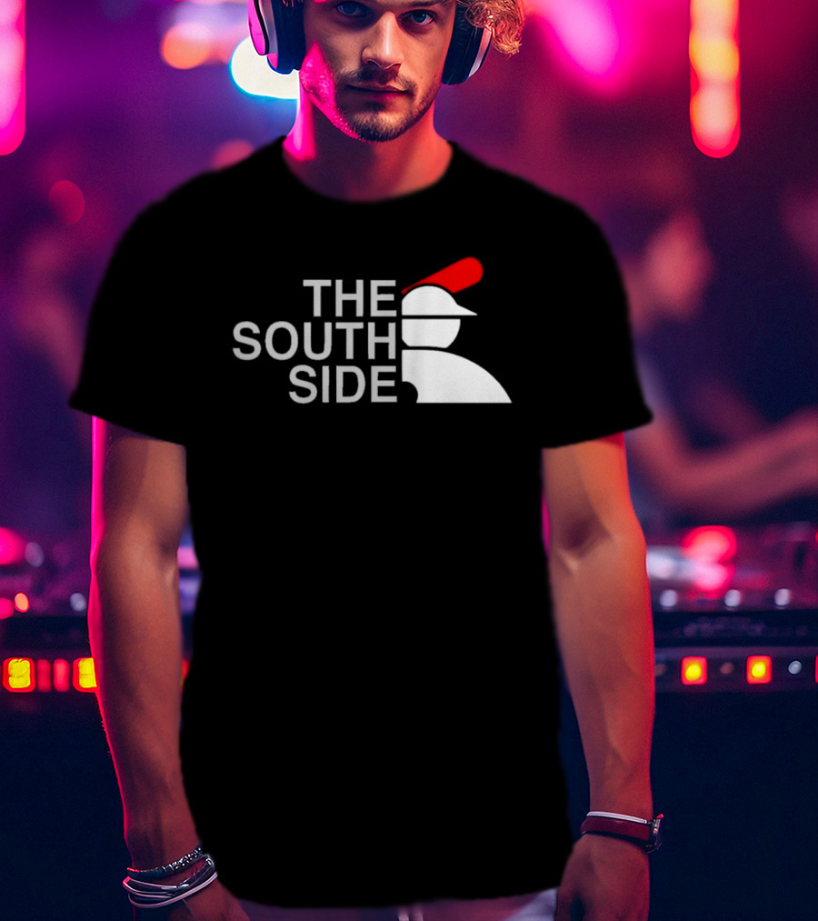 The South Side Baseball Icon With Red Cap T-Shirt