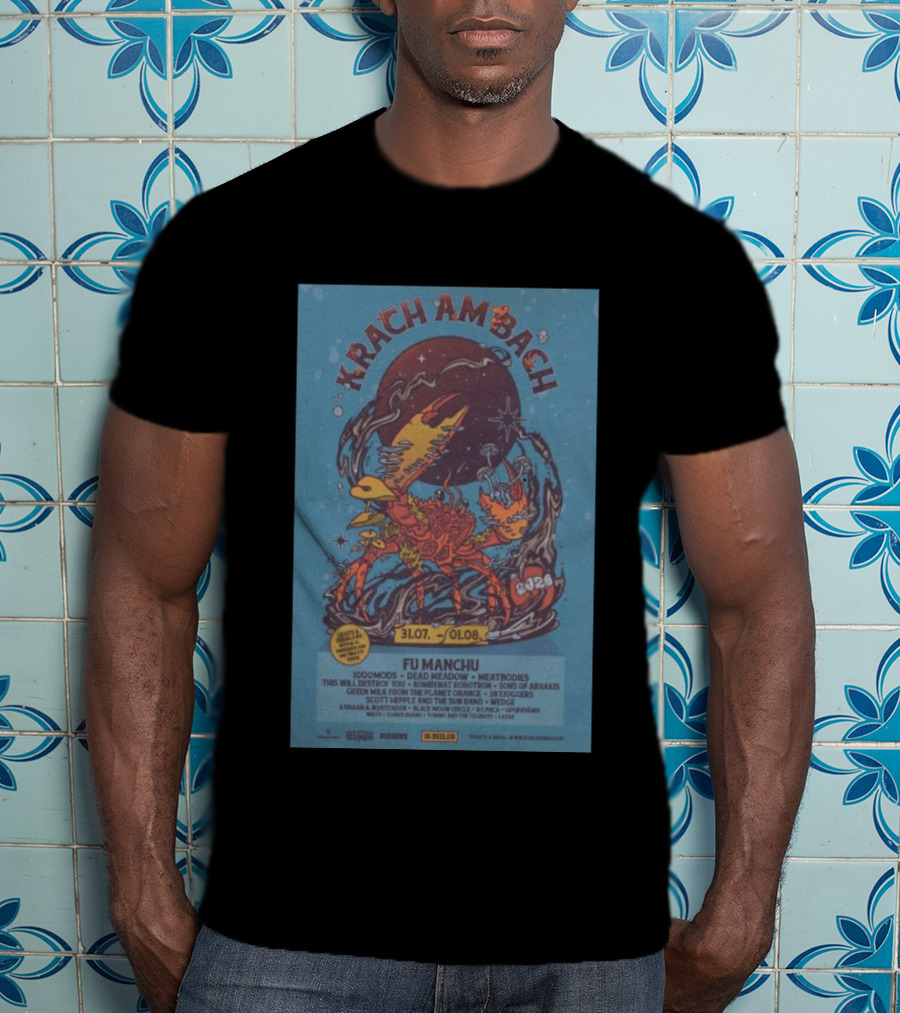 Krachambach Festival 2026 Fu Manchu Lineup And Dates T-Shirt