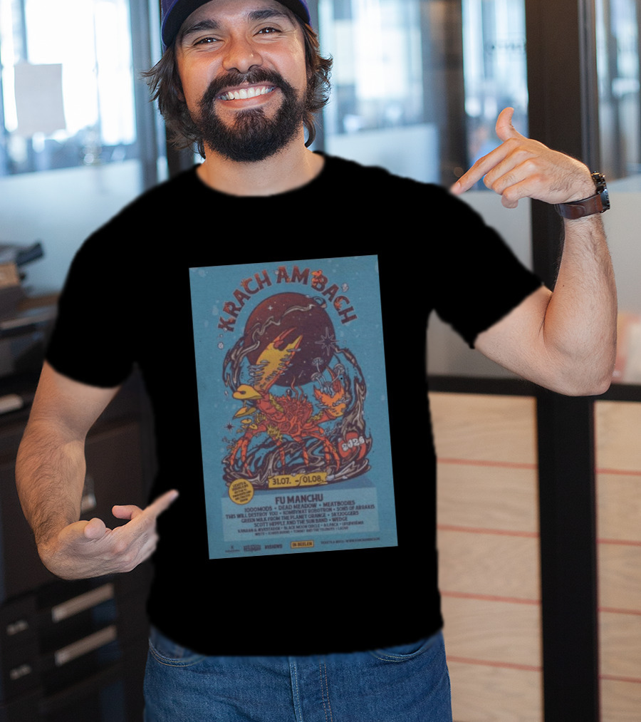 Krachambach Festival 2026 Fu Manchu Lineup And Dates T-Shirt