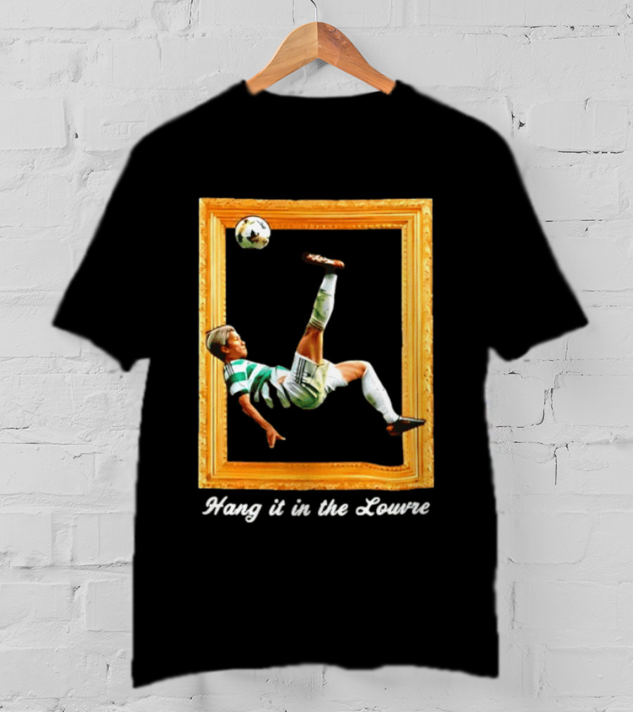 Kyogo Furuhashi Celtic FC Hang It In The Louvre Soccer Art футболка T-Shirt