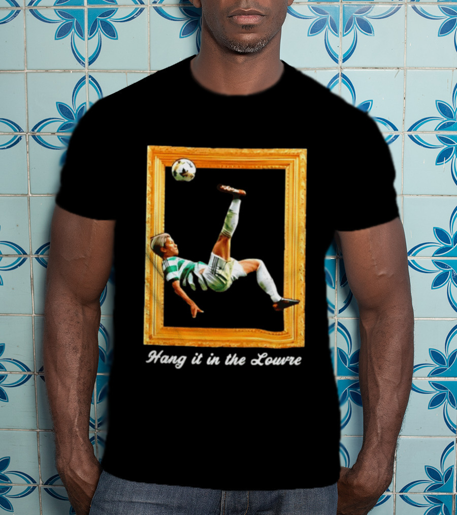 Kyogo Furuhashi Celtic FC Hang It In The Louvre Soccer Art футболка T-Shirt