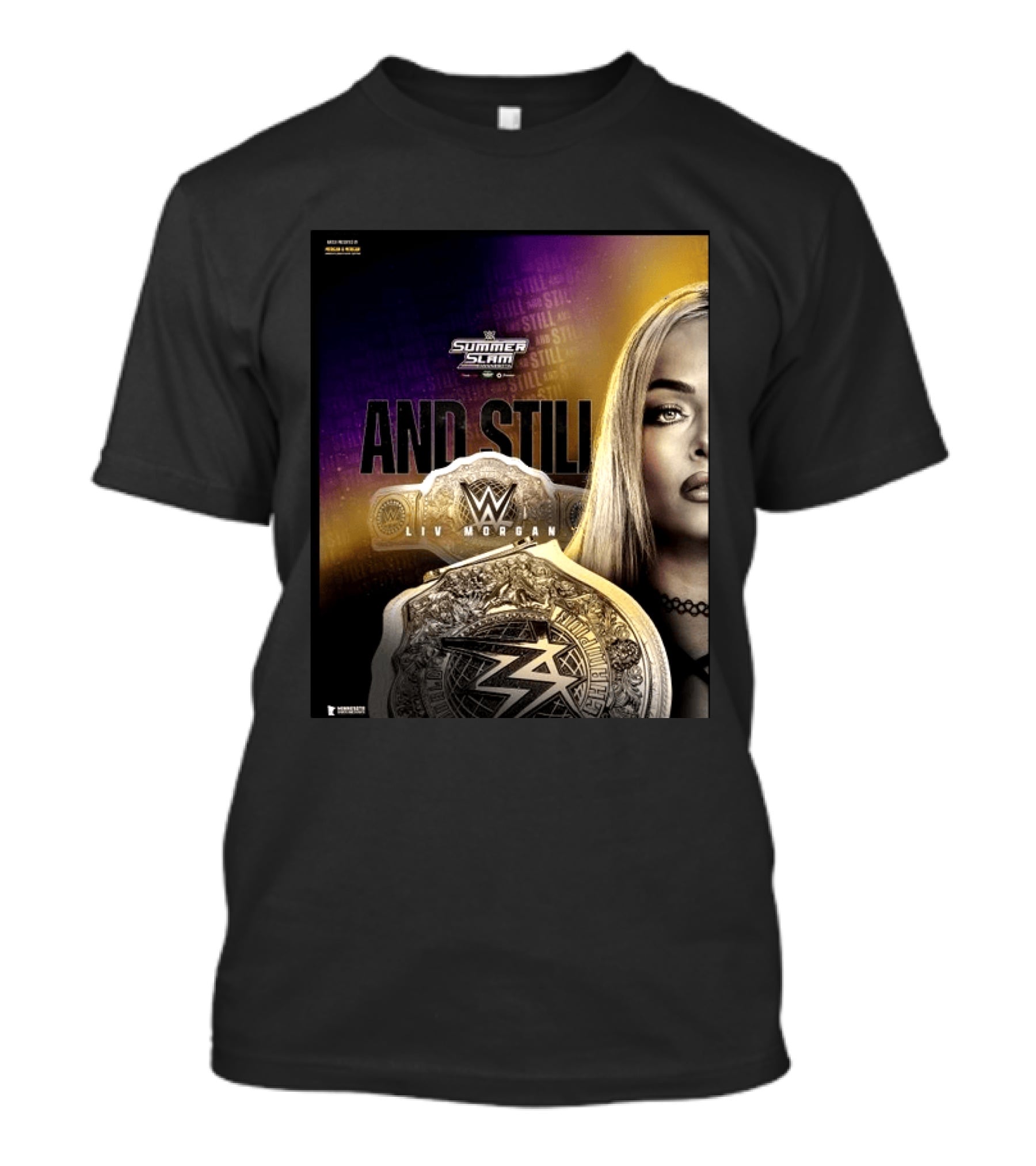 WWE Summer Slam And Still Liv Morgan Championship T-Shirt