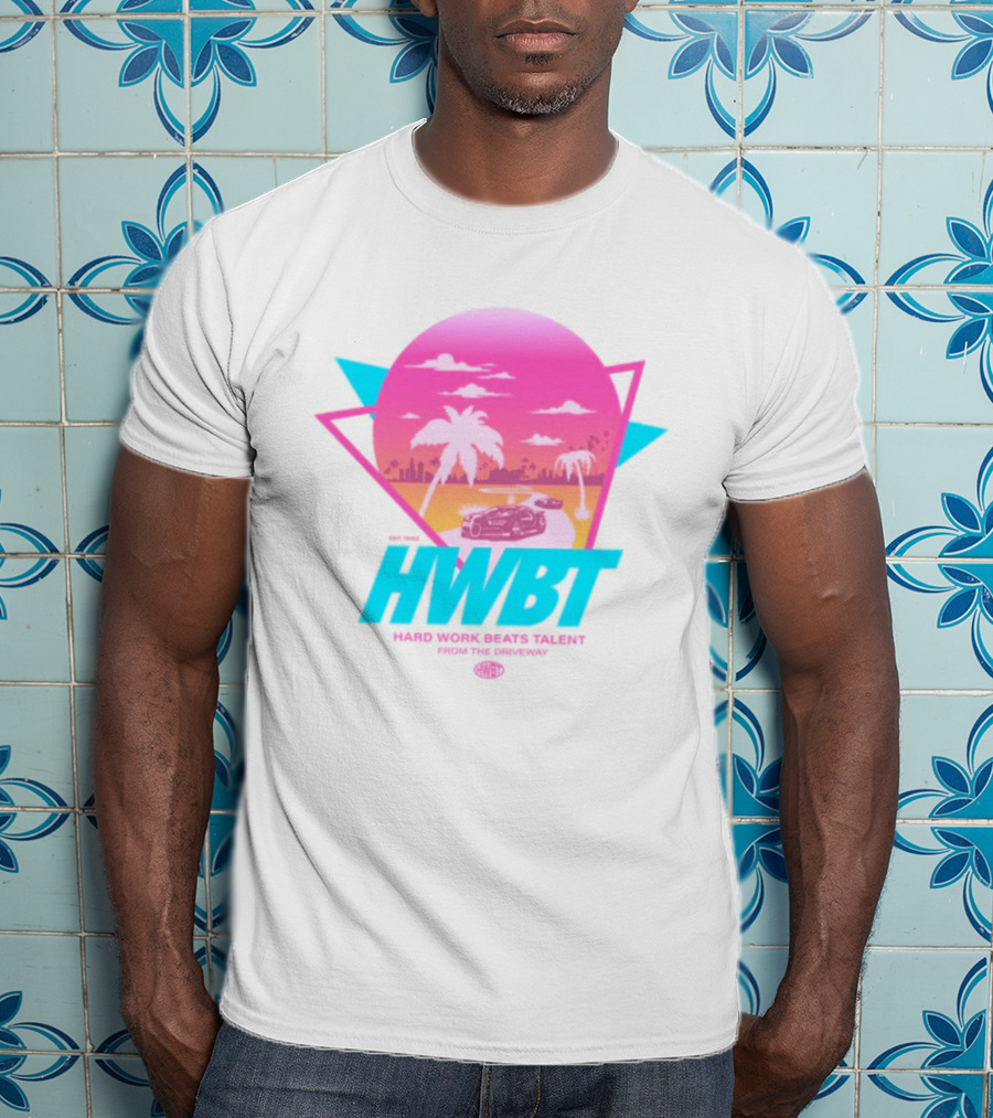 HWBT Miami Dreams Sunset Drive Neon T-Shirt
