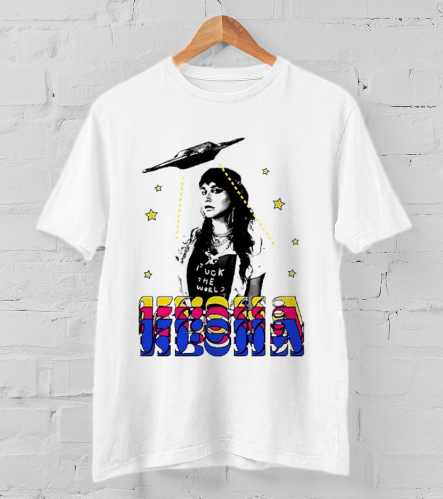 Kesha UFO Space Stars Tie Dye T-Shirt