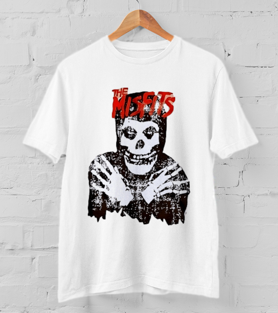 The Misfits Crimson Ghost Skull Punk Rock T-Shirt