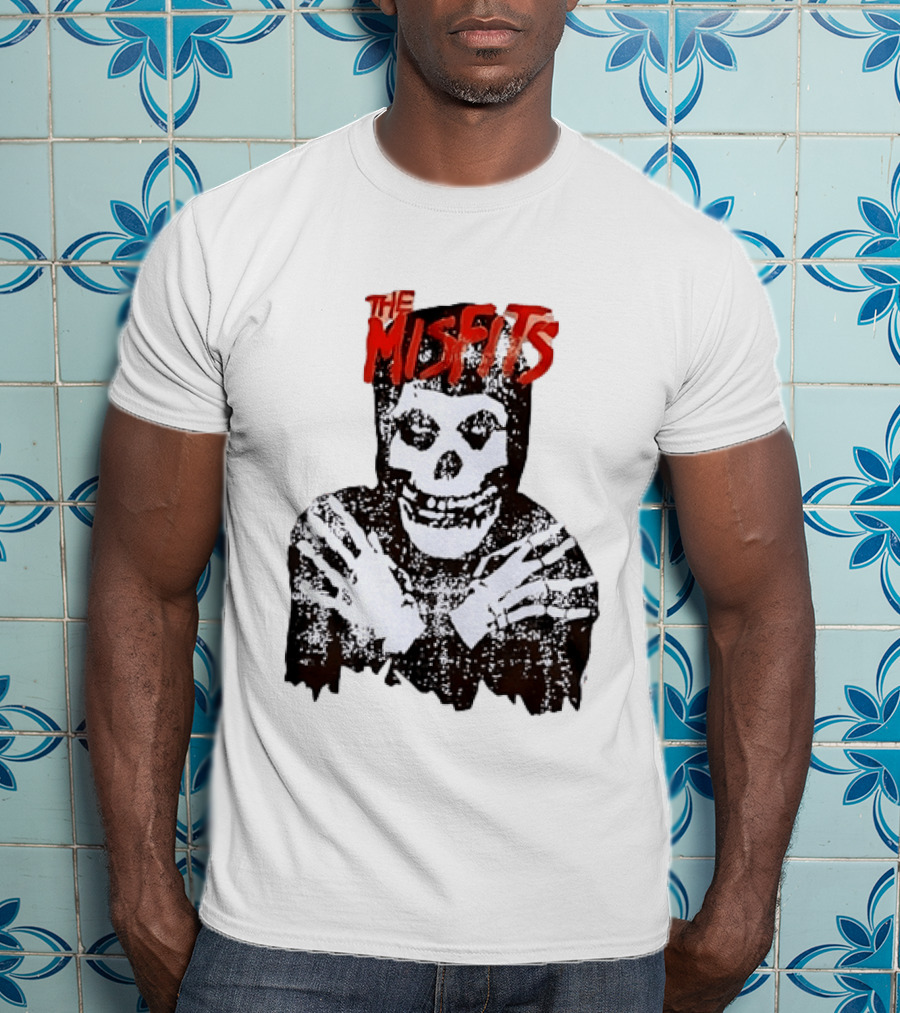 The Misfits Crimson Ghost Skull Punk Rock T-Shirt