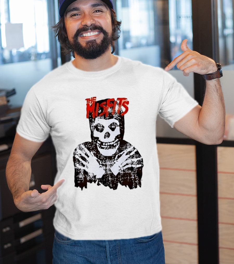 The Misfits Crimson Ghost Skull Punk Rock T-Shirt