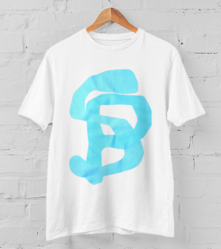 Wolee Store Classic Saintp Light Blue Monogram S P T-Shirt