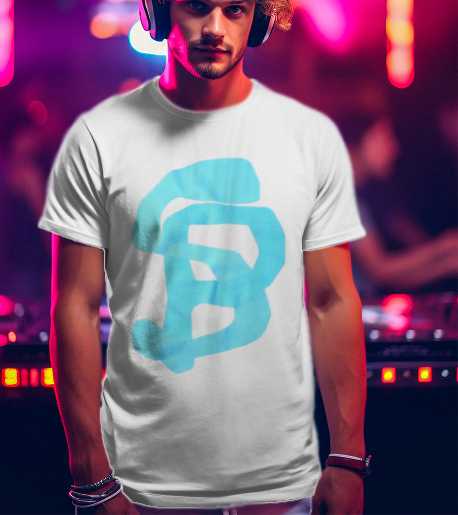 Wolee Store Classic Saintp Light Blue Monogram S P T-Shirt