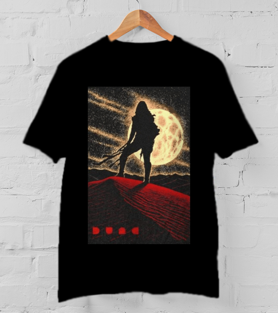 Paul Atreides Dune Arrakis Desert Moon Scene T-Shirt