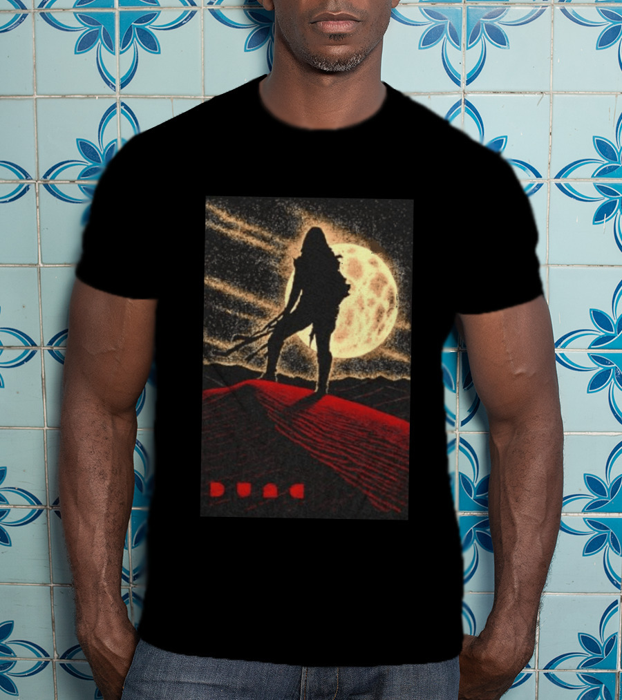 Paul Atreides Dune Arrakis Desert Moon Scene T-Shirt