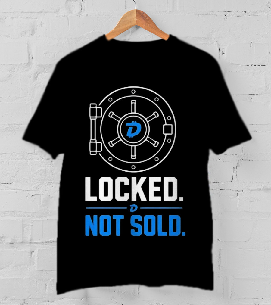 Digibyte Cryptocurrency Vault Locked Not Sold T-Shirt