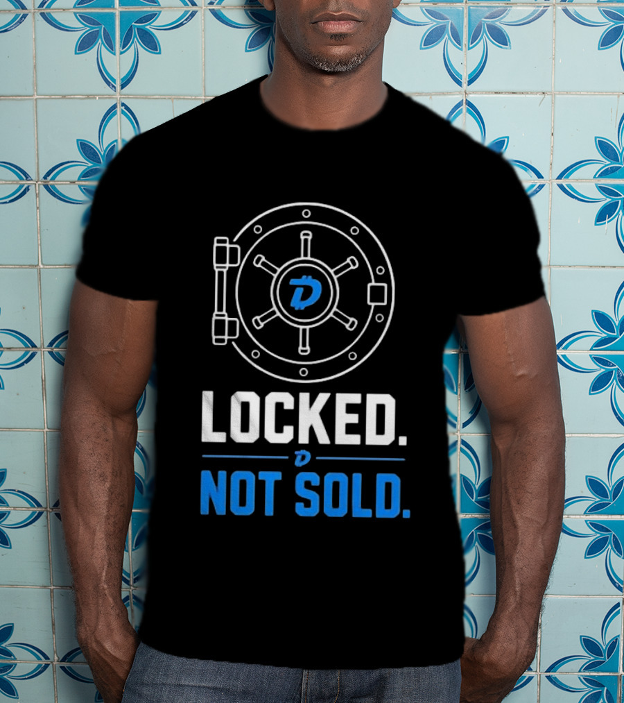 Digibyte Cryptocurrency Vault Locked Not Sold T-Shirt