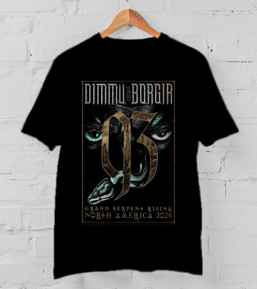 Dimmu Borgir 93 Grand Serpent Rising North America 2026 T-Shirt