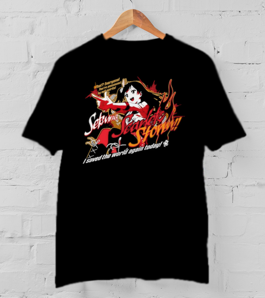 Setsuna Yuki Scarlet Storm What Everyone You Are Possessed By Evil Spirits T-Shirt