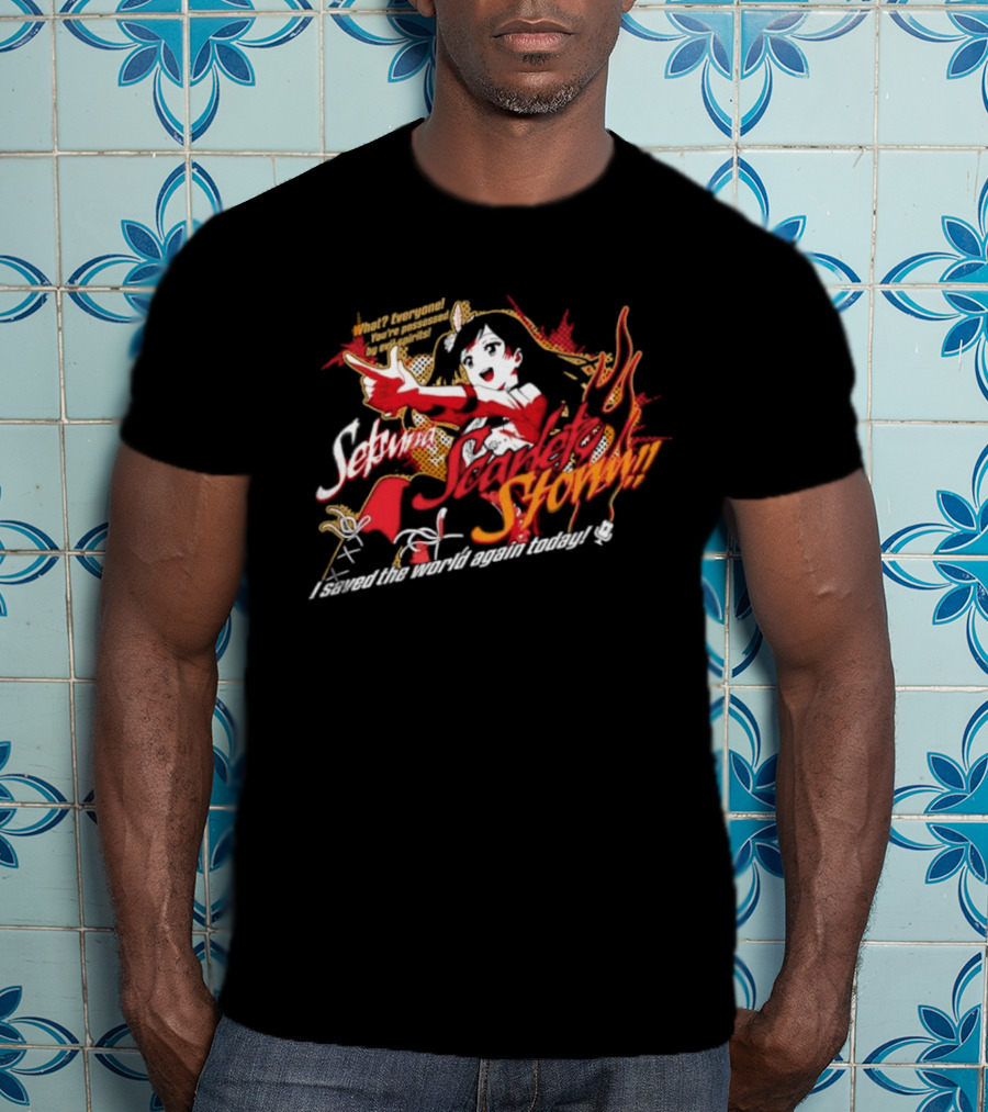 Setsuna Yuki Scarlet Storm What Everyone You Are Possessed By Evil Spirits T-Shirt