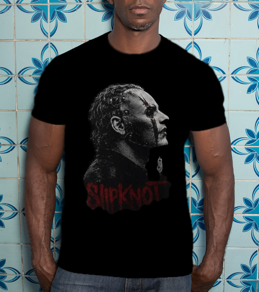 Slipknot People Like Sht Duality Band Mask Profile T-Shirt