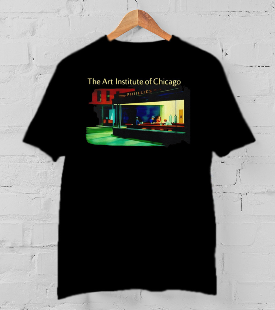 The Art Institute Of Chicago Nighthawks Phillies T-Shirt