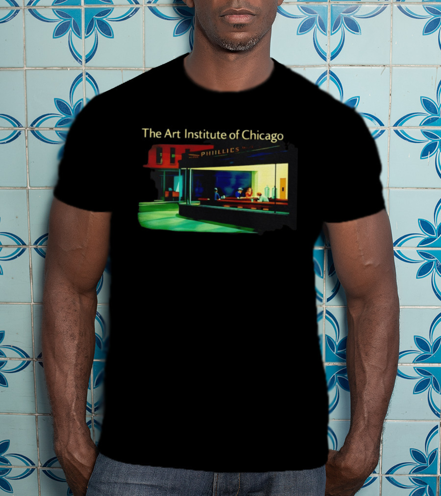 The Art Institute Of Chicago Nighthawks Phillies T-Shirt