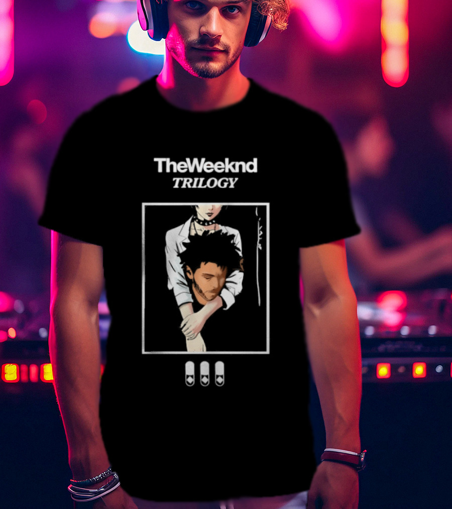 The Weeknd Trilogy Misato Katsuragi Evangelion Neon Genesis T-Shirt