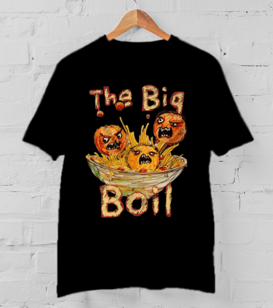 Kt8 Store Spag Heddy The Big Boil Scribble Black T-Shirt