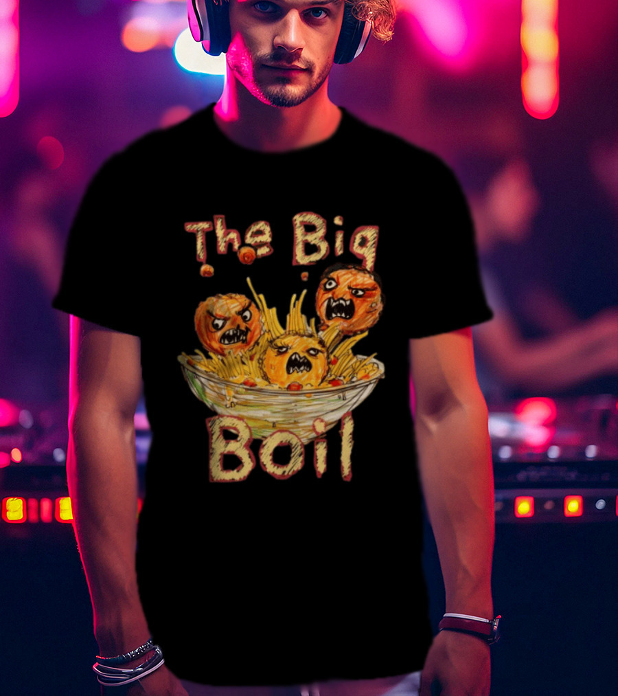 Kt8 Store Spag Heddy The Big Boil Scribble Black T-Shirt