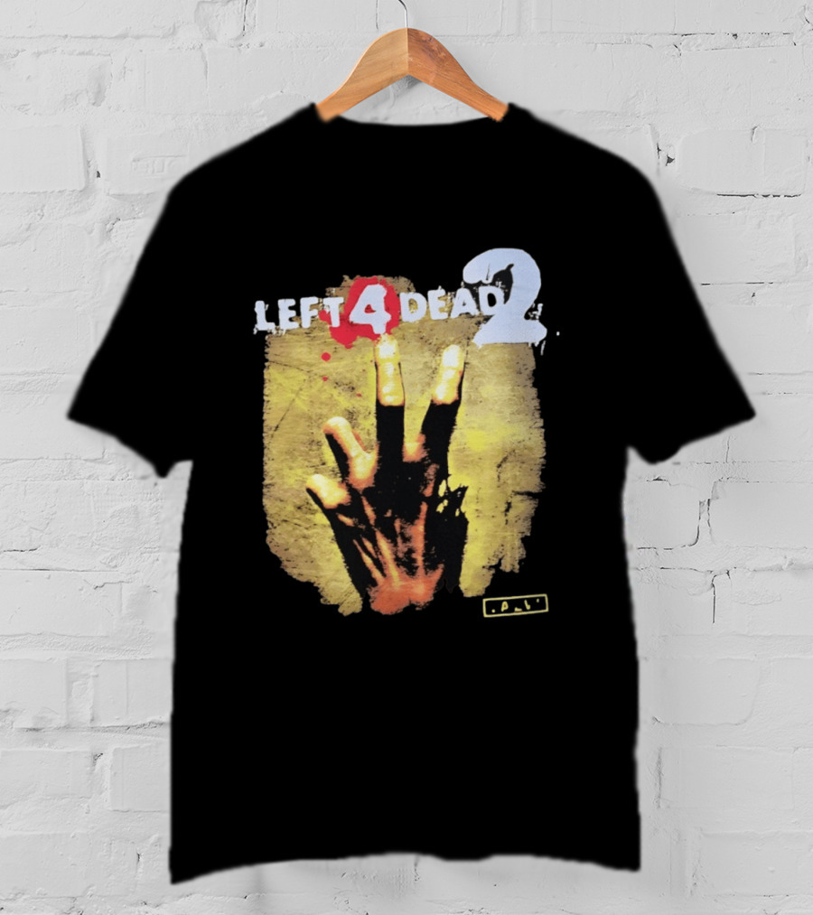 Left 4 Dead 2 Zombie Hand Valve Video Game Survival T-Shirt