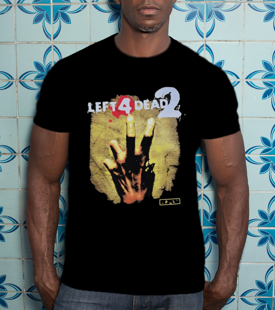 Left 4 Dead 2 Zombie Hand Valve Video Game Survival T-Shirt